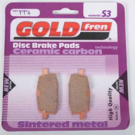 bremsbelag gold fren für quad adly 50 silver fox 2003 bis 2004 av (1/3)