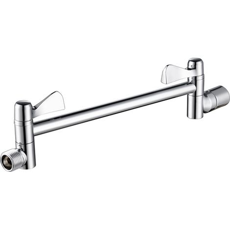 Extension de pommeau de douche en cuivre tige de connexion de salle de bain bras de douche tige d'extension réglable accessoires de support de pommeau de douche (1/5)
