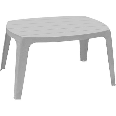 PROGARDEN mesa baja kai 76x49x43 cm blanca , Mesa baja resina KaiGran resistencia y estabilidadColor blancoFabricada en resinaResistente a los rayos UV. -Su composi
