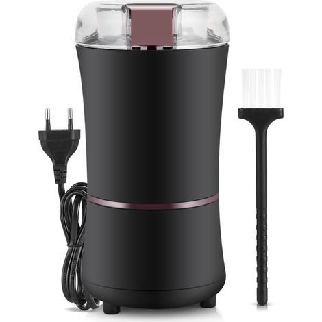 Moulin à café électrique 150W continu, broyeur à lames en acier inoxydable pour grains, épices, noix et graines
