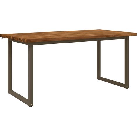 Mesa de Comedor Cuadrada 160 x 70 x 75 cm Natural vidaXL (1/5)