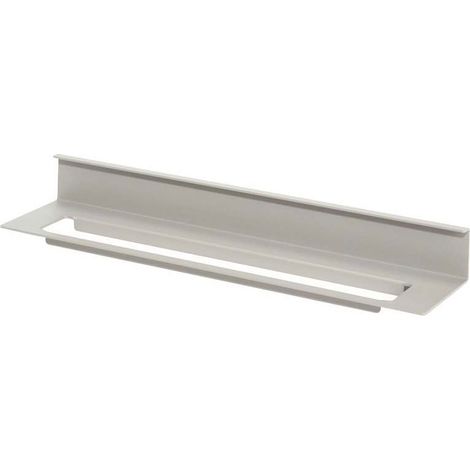 Porte torchon inférieur mosaiq - Matériau : Aluminium - Hauteur : 46 mm - Profondeur : 77 mm - Décor : Gris titane - Largeur : 350 mm - KESSEBOHMER