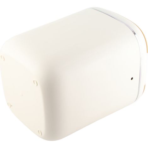 Poubelle automatique 20L sans contact, sans capteur, facile à nettoyer, en polypropylène étanche, pour cuisine et salle de bain, couleur crème, sans piles. (1/5)