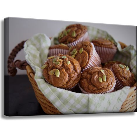 Leinwanddruck „Küchen-Cupcakes-Süßigkeiten“ 60x40