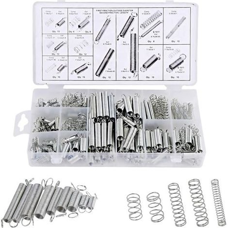Set 200pz assortimento molle di espansione compresse pressione multiuso (1/5)