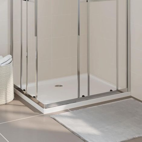 Furniture Limited - Receveur de douche rectangulaire ABS 80x100 (1/5)
