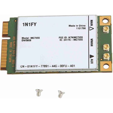 Carte réseau mini PCIe LTE HSPA+ GPS haut débit 100 Mbps, module réseau 4G portable mini, carte adaptateur WiFi (1/5)