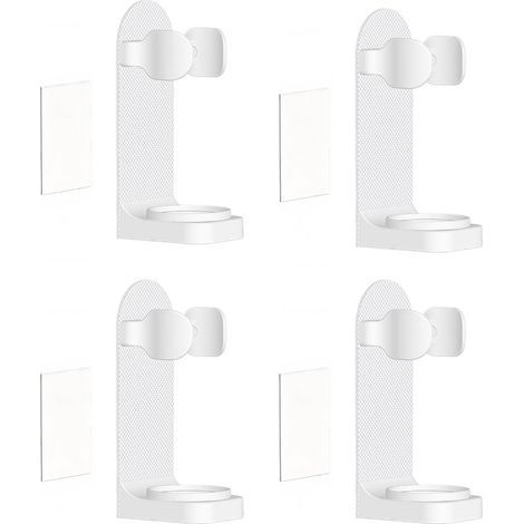 supporti da parete, adesivo resistente, design rimovibile, ABS durevole, per il bagno (1/5)