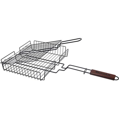 Gril double avec panier 26 x 31 cm - talla