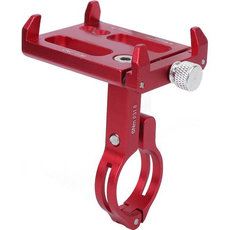 Support de téléphone portable pour VTT G88 avec support de lampe torche intégré (rouge) (1/5)