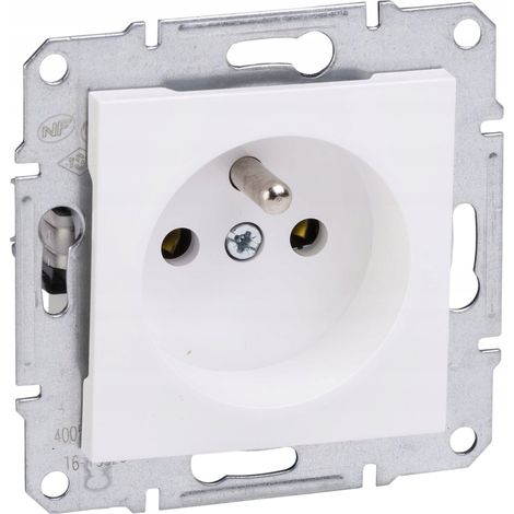 Presa modulare ASFORA bianca con/senza morsetti a vite 16A 250V EPH2800721