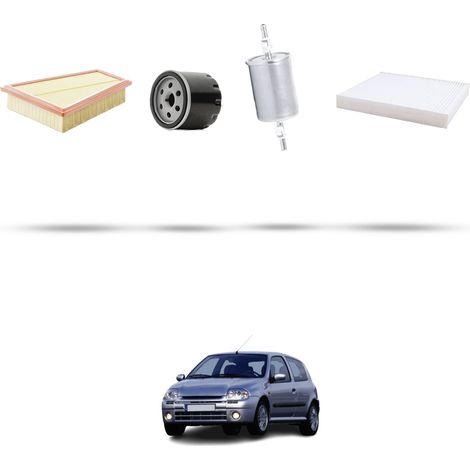 Kit tagliando 4 filtri compatibile con Renault Clio II 2.0 16v 124kw Dal 2000 (1/5)