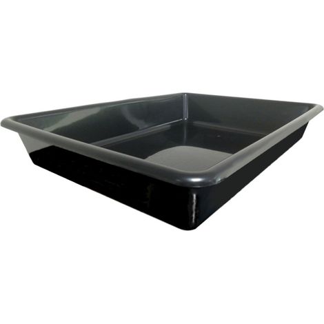 Auffangschale aus Polyethylen, 13 l, schwarz