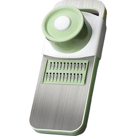 Coupe-légumes multifonctionnel hachoir manuel avec 6 lames trancheuse de pommes de terre permettant gagner du temps pour pommes terre carottes courgettes oignons gadgets cuisine essentiels (1/5)