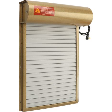 Ouverture automatique de porte de poulailler à énergie solaire avec minuterie pour élevage de canards et d'oies - Équipement de sécurité doré (1/5)