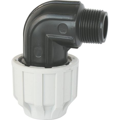 SOMATHERM PER VOI - Male plastica gomito per D25 tubo in PE - M20 / 27 - bloccaggio esterno (1/3)