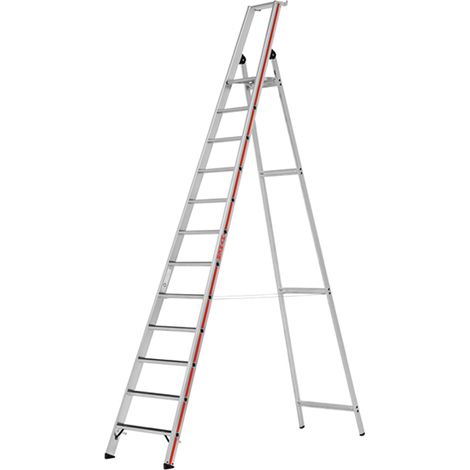 Escabeau 12 marches - Hauteur max. de travail 4.78m - 862612