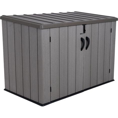 Lifetime Kunststoff Mülltonnenbox, hellbraun, 109 x 191 x 131 cm (B x T x H) (1/5)