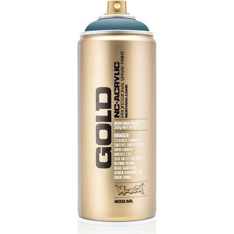Bombe de peinture - Gold - Acrylique - Mt Fuji - G5140 - 400ml - Montana Cans