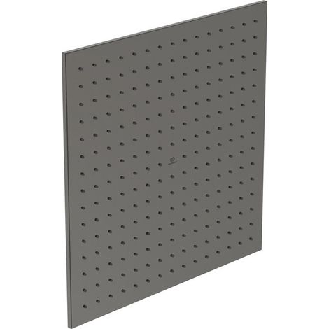 Ducha de lluvia IDEALRAIN angular, 400 x 400 mm gris magnético IDEAL STANDARD