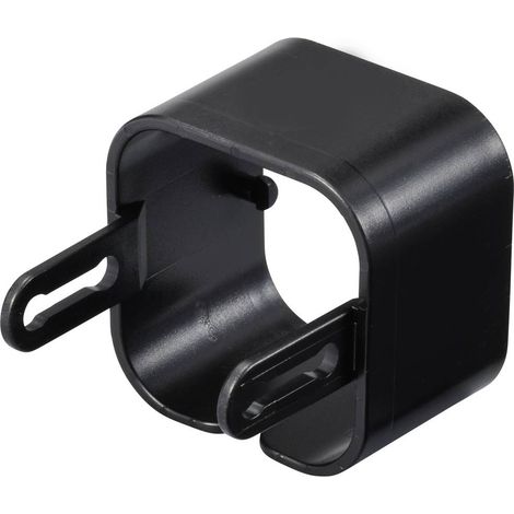 TRU COMPONENTS Supporto per cavi modulare TC-12533296 Plastica ABS Nero 40 mm Contenuto: 15 pz. (1/4)