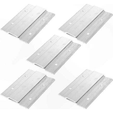 Kit de 5 paires de crochets pour fixation miroir, système de rail mural pour tableaux et décorations, support de suspension robuste en acier, accroche murale réglable pour cadres et photos, lot de cro (1/4)