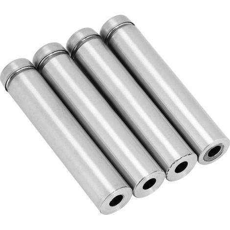 12 mm Edelstahl-Glasabstandshalter mit Schrauben (12 x 60 mm) (1/5)