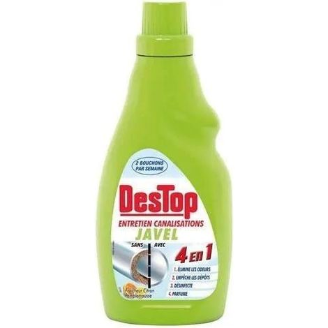 Destop Rohrreinigungs-Gel mit Bleichmittel 750 ml