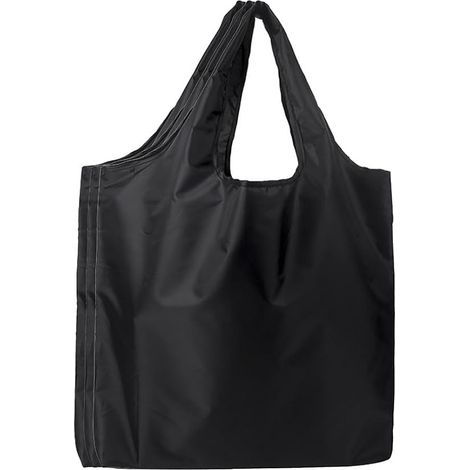 BEBUSINGOTO 3 bolsas de compras reutilizables, plegables, ligeras, con asas y bolsa. (1/3)