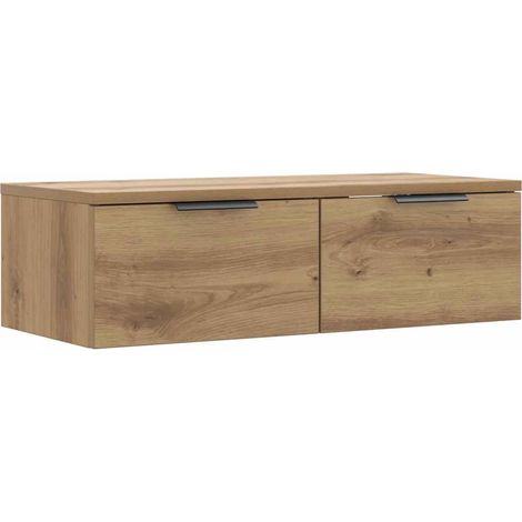 Meubles de Rangement,Armoire murale chêne artisanal 68x30x20 cm bois d'ingénierie CFW373921 (1/5)