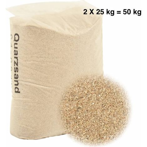 Sable Quartz Filtre Piscine 50 kg. LIVRAISON GRATUITE. Granuilométrie 0,4- 0,8mm
