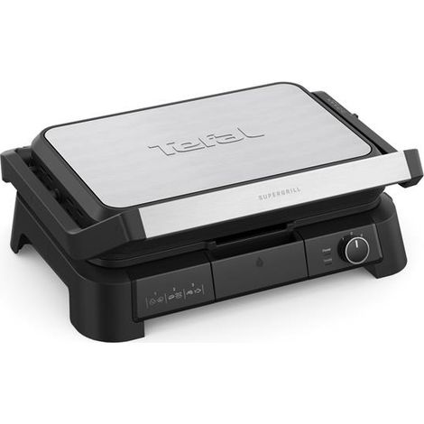 Tefal GC520DE0 Elektrischer Grill Silber 2000 W