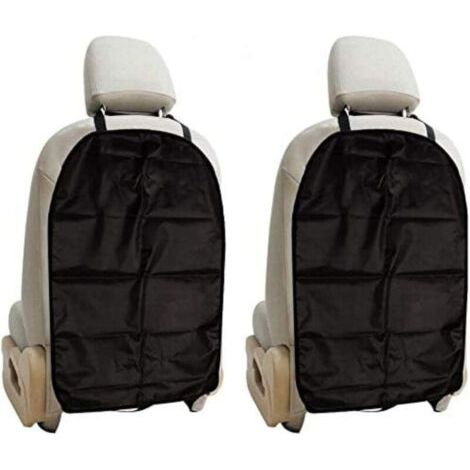 BUNTHAUS Lot de 2 protège-dossiers de voiture 45×66 cm, tapis anti-coup de pied enfant, imperméables, faciles à nettoyer