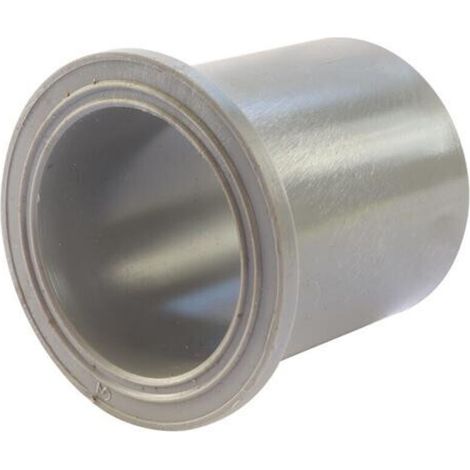 Douille seule en PVC pour évacuation, femelle à coller, pour installation de systèmes d'évacuation des eaux usées et pluviales (1/2)