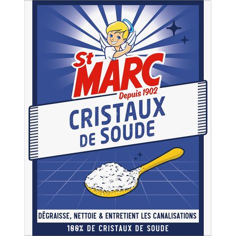 Cristaux de Soude Nettoyant Multi-Usage 100% d'Origine Naturelle 680 g - Dégraisse, Débouche et Nettoie les extérieurs (1/5)