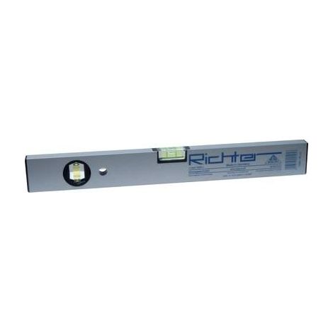 Richter 9010900 Livella a bolla in metallo leggero 400 mm 0.5 mm/m