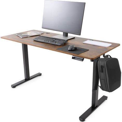 AREBOS höhenverstellbarer Schreibtisch elektrisch 120 x 60 cm mit Memory Funktion (1/5)