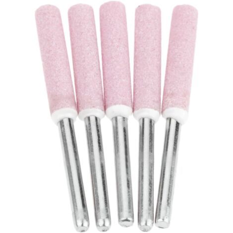Lot de 5 Limes d'affûtage pour Polissage de Tronçonneuse,Tête de Polissage de Meulage de 4,8 mm (1/5)