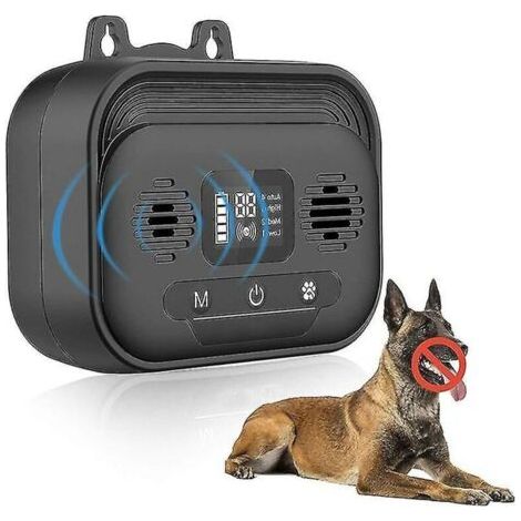 Dispositivo antiladridos eficaz para exteriores de 15 metros (50 pies) para perros, dispositivo antiladridos sónico silencioso para perros.