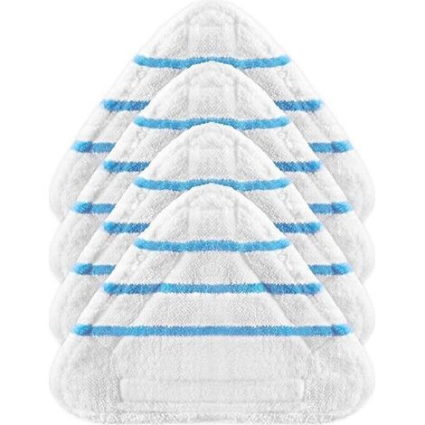 4 Housses Microfibre pour Balai Vapeur – Lot de 4 Lingettes Universelles Compatible Silvercrest, Lidl et Tous Modèles (1/4)