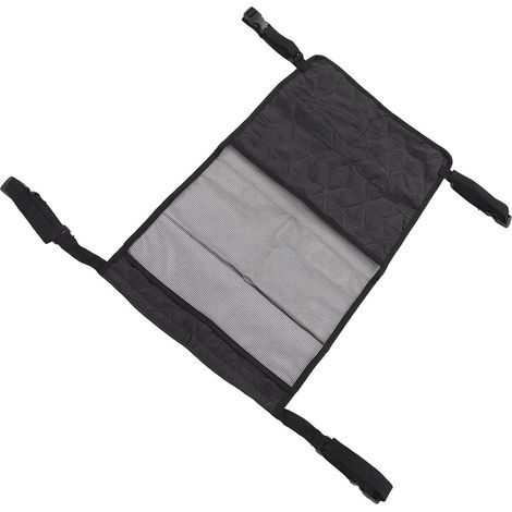 Barrière de voiture pour animaux de compagnie, organiseurs de rangement non viersal, filet pour animal domestique, chien, siège bébé, sac arrière, poche de véhicule (1/5)