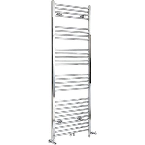 Hudson Reed Neva - Sèche-Serviettes Design Mixte Moderne - Raccordement Central - Chromé - 160 cm x 60 cm