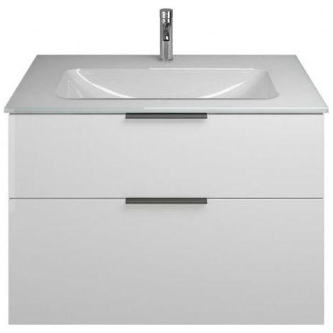 burgbad Eqio Glas-Waschtisch inklusive Waschtischunterschrank, (1/2)
