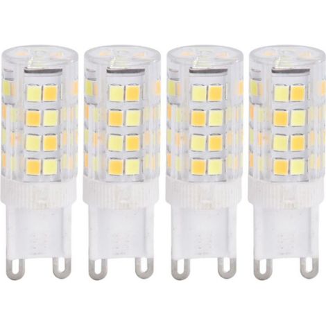 Ampoule LED G9 220V Lampe LED G9 220V, 10 pièces, ampoule LED en céramique à intensité, lampe de quincaillerie lampe (1/4)