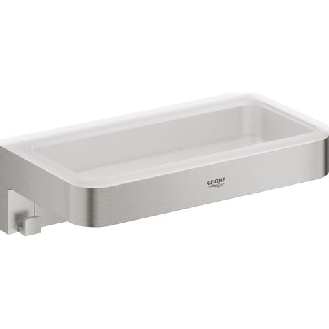 Estante rectangular de superacero GROHE Start Cube