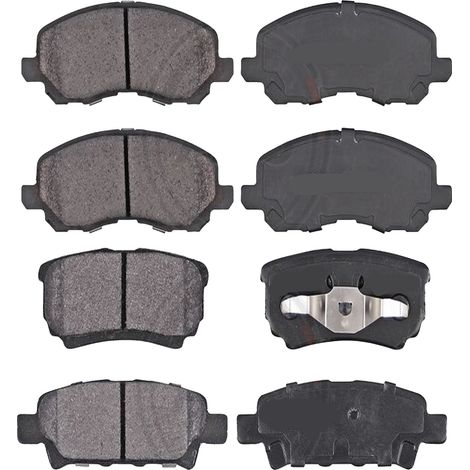 KIT PASTIGLIE FRENO ANTERIORI E POSTERIORI compatibile con JEEP PATRIOT (MK74) / PASTIGLIE FRENANTI AUTO OEM FDB1621,FDB1992 / SOSTITUZIONE DIRETTA / BASSA POLVERE / SILENZIOSO