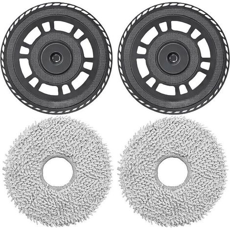 Applicable Wipes with accessory holder for Dreame L10s Pro Ultra Heat, X40 Ultra, X40 Master, L40 Ultra, L20 Ultra Robot Vacuum Cleaner, Mop Cloths, Replacement Plates, Spare Parts (1/4)