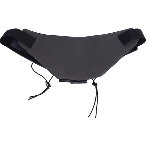 Protège-cou universel coupe-vent, gilet de protection, coussinet en nylon gris pour activités de plein air (1/5)