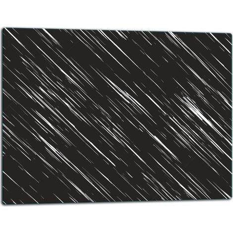 Schneidebrett aus Glas, 52x40 cm, gestreift (1/5)
