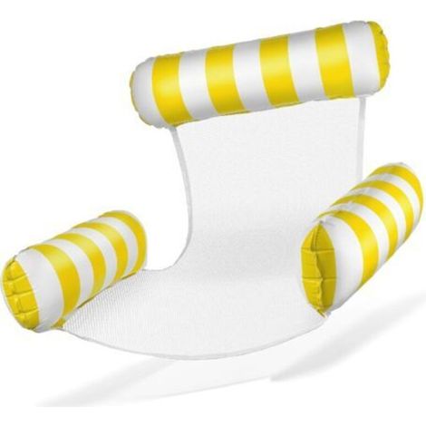 Fauteuil piscine gonflable Avec dossier & accoudoirs, confort optimal pour détente (1/5)